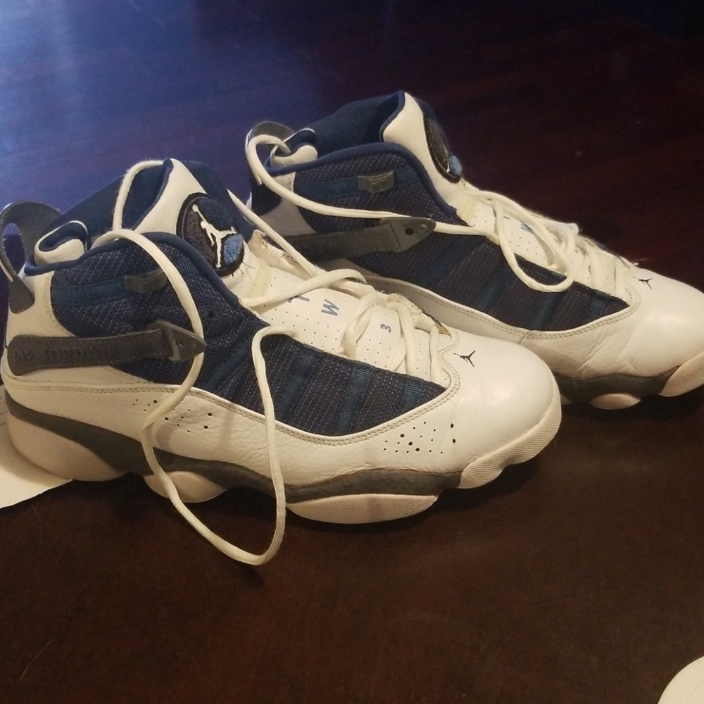 Nike Jordan six ring whithe/ bluenavy - Picture 1 of 4